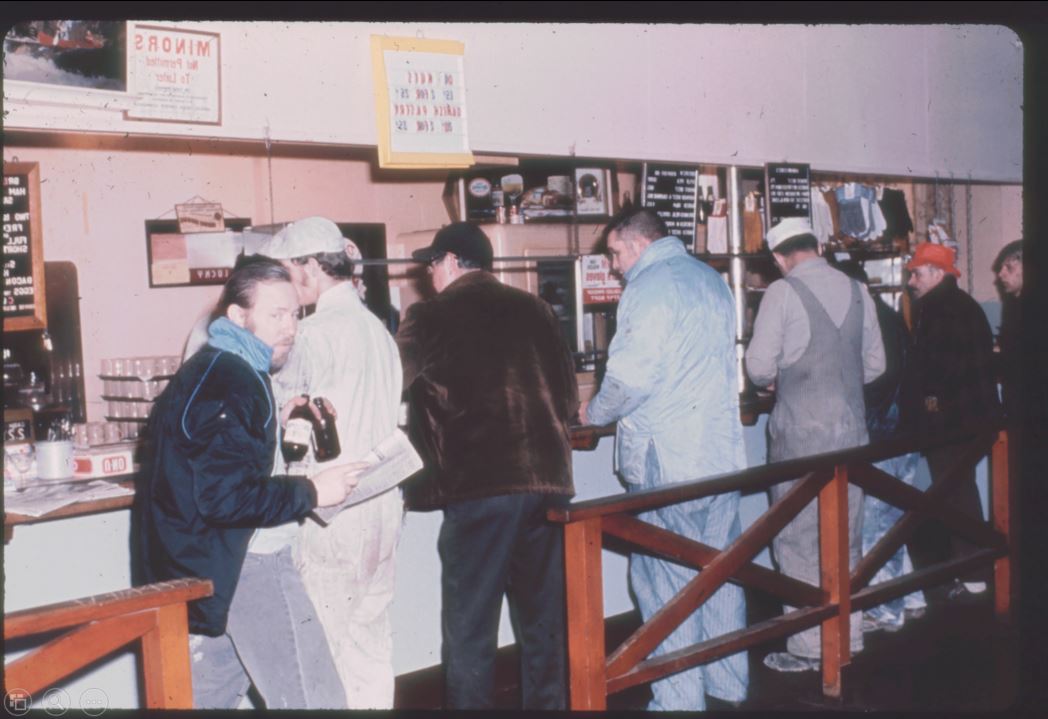 A photo from the Montana Wheat and Barley Committee at work in the 1960s and 1970s.