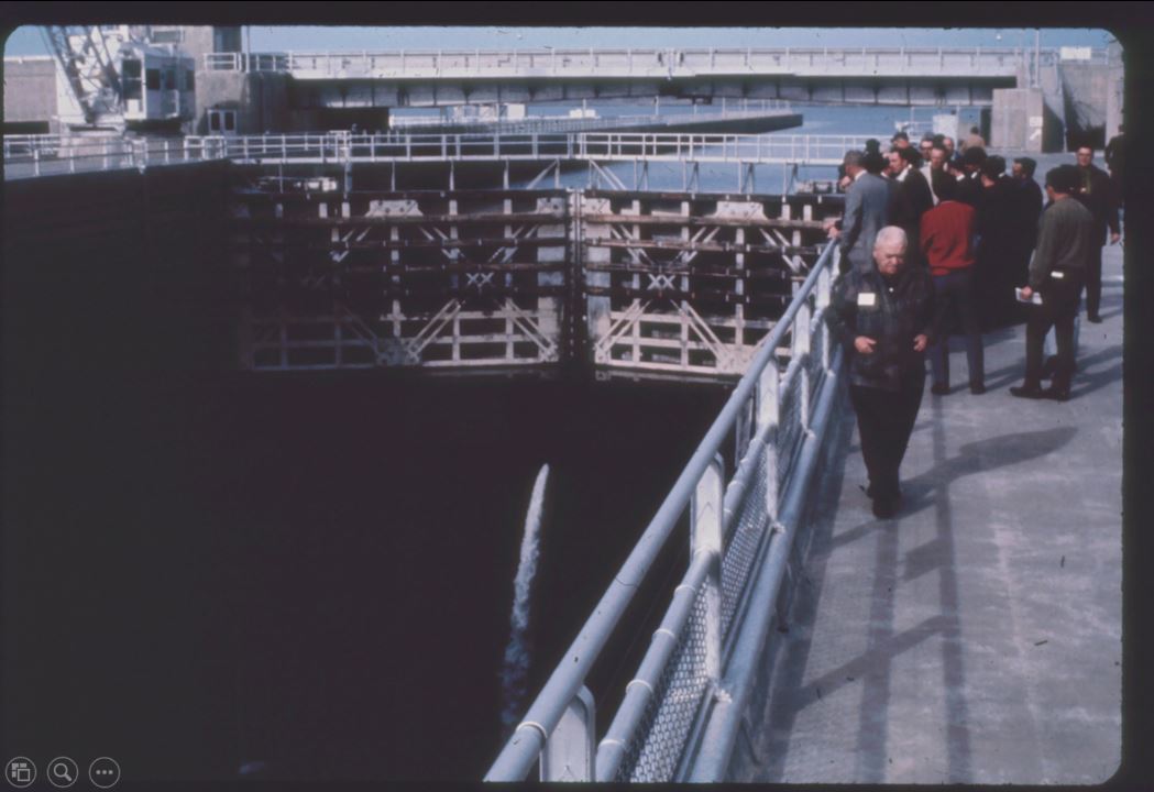 A photo from the Montana Wheat and Barley Committee at work in the 1960s and 1970s.