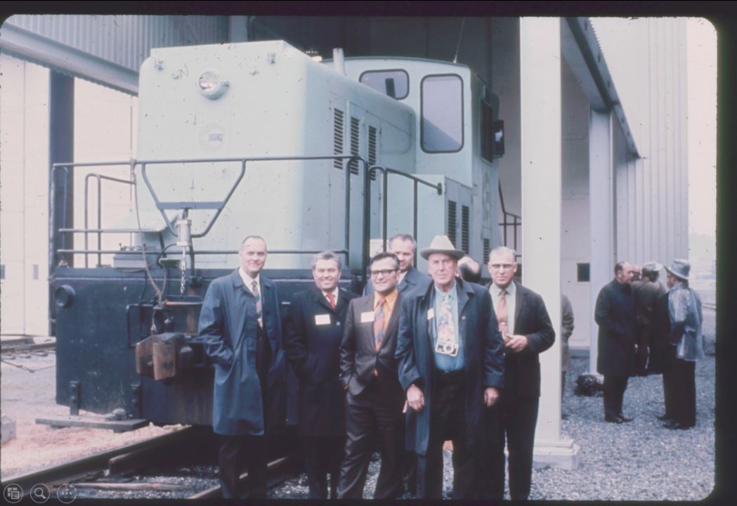 A photo from the Montana Wheat and Barley Committee at work in the 1960s and 1970s.