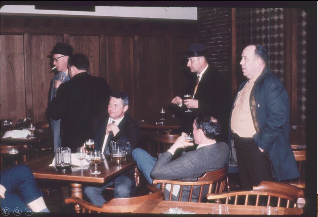 A photo from the Montana Wheat and Barley Committee at work in the 1960s and 1970s.