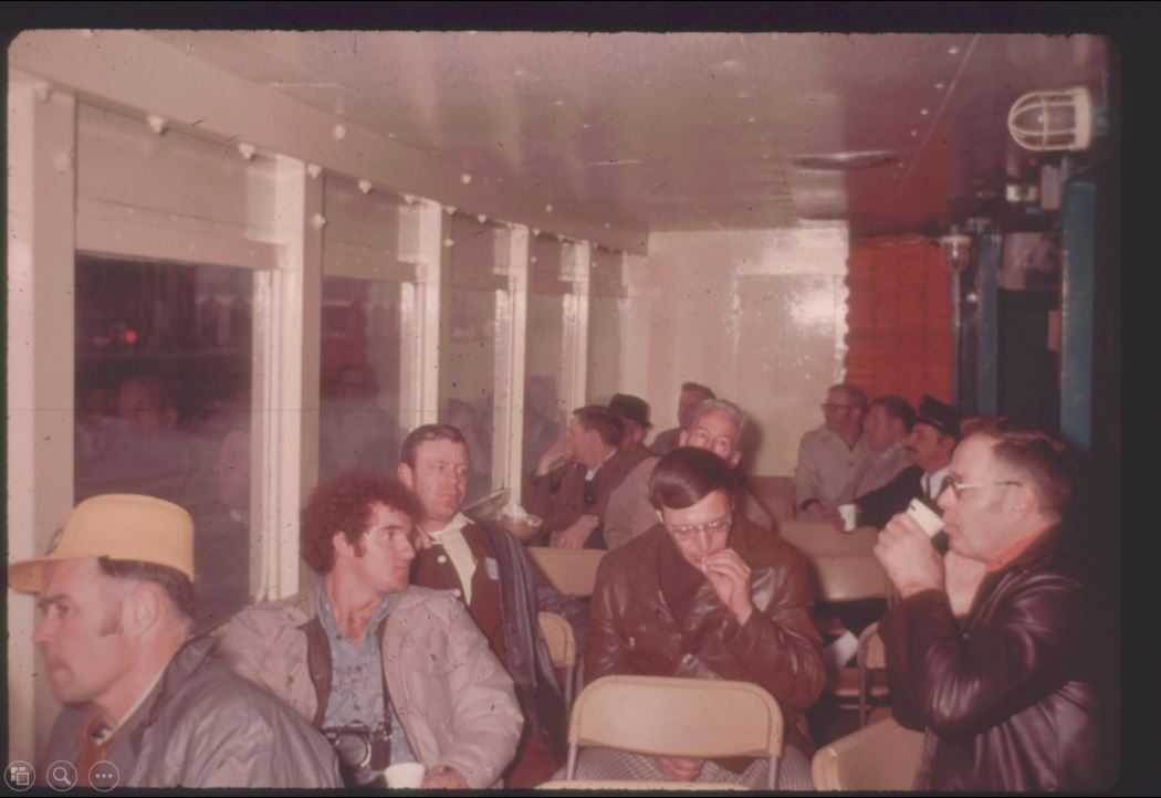 A photo from the Montana Wheat and Barley Committee at work in the 1960s and 1970s.