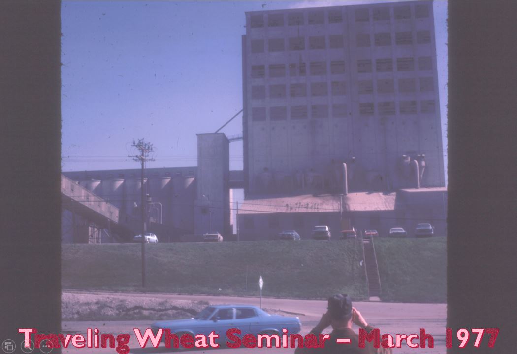 A photo from the Montana Wheat and Barley Committee at work in the 1960s and 1970s.