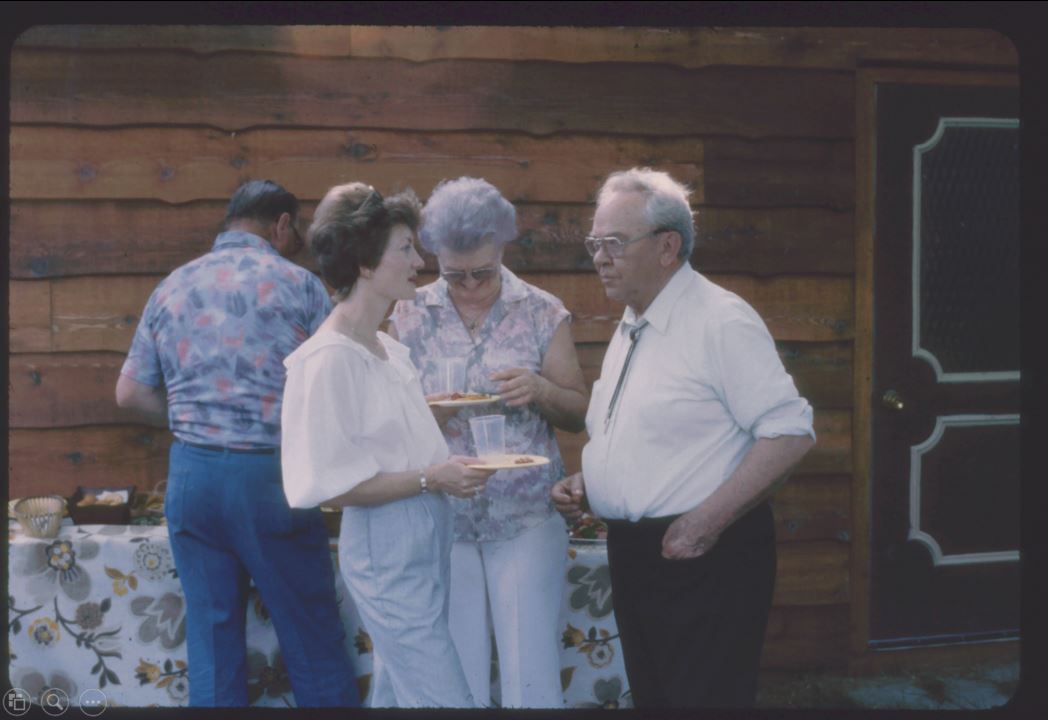 A photo from the Montana Wheat and Barley Committee at work in the 1980s.