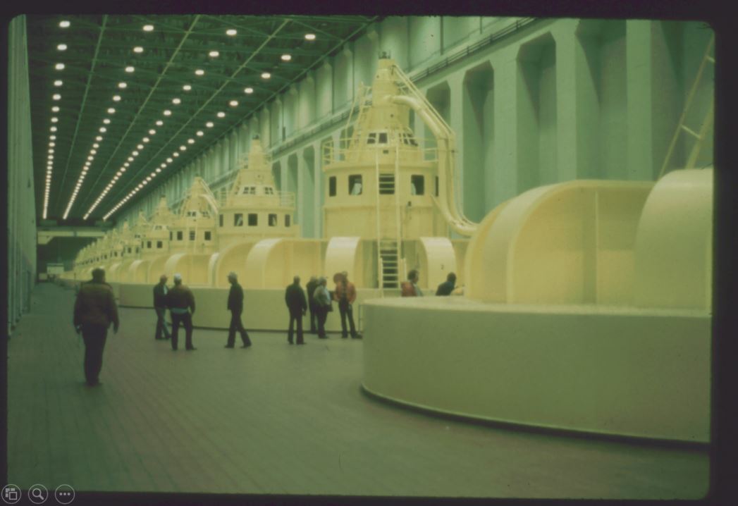 A photo from the Montana Wheat and Barley Committee at work in the 1980s.