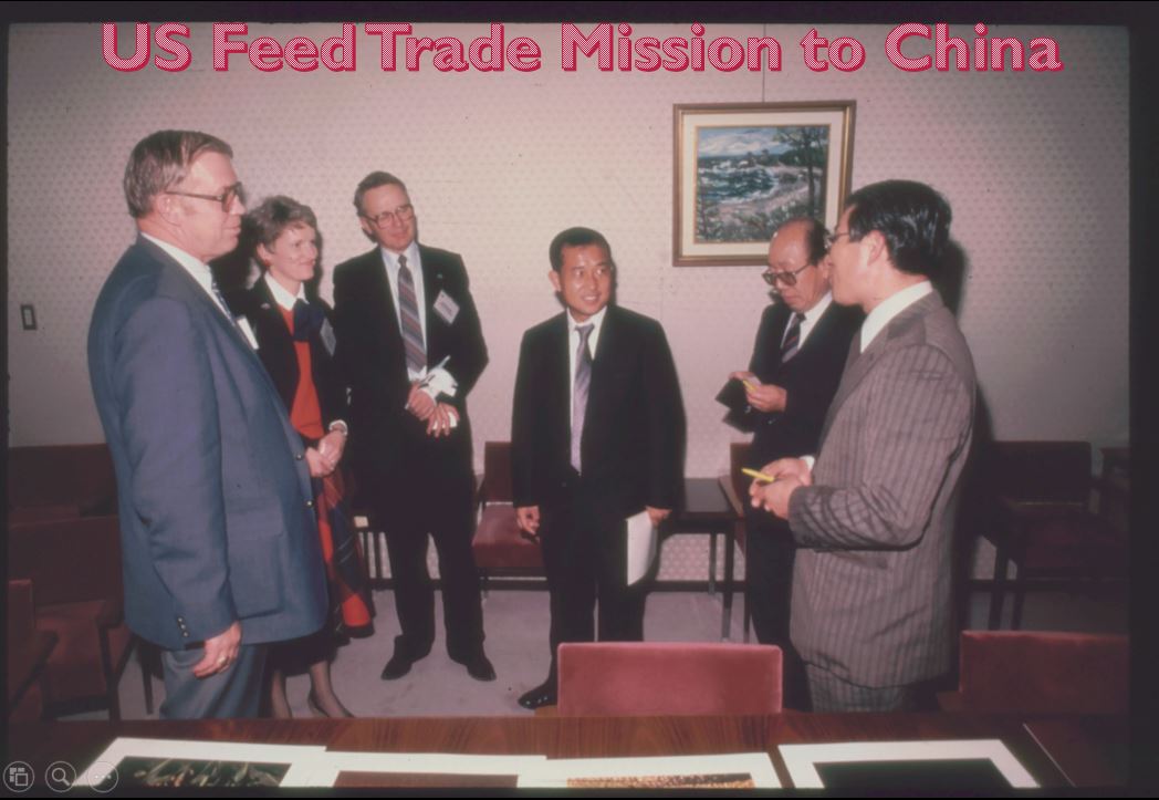 A photo from the Montana Wheat and Barley Committee at work in the 1980s.