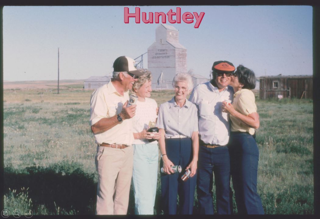 A photo from the Montana Wheat and Barley Committee at work in the 1990s.