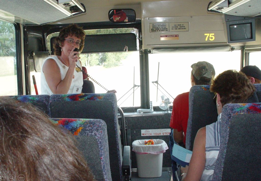 A photo from the Montana Wheat and Barley Committee at work in the 2000s (the oughts).
