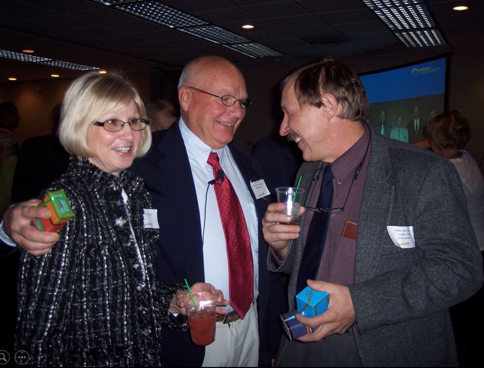 A photo from the Montana Wheat and Barley Committee at work in the 2000s (the oughts).