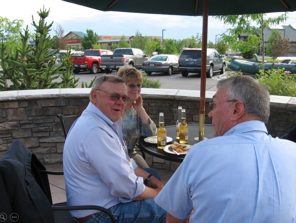 A photo from the Montana Wheat and Barley Committee at work in the 2000s (the oughts).