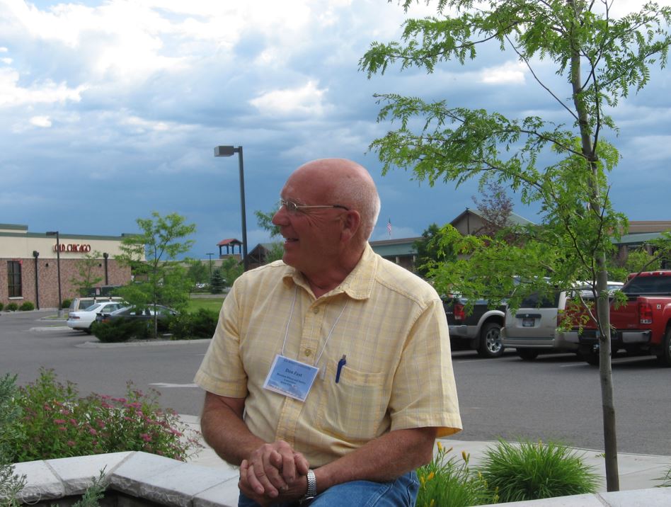 A photo from the Montana Wheat and Barley Committee at work in the 2000s (the oughts).