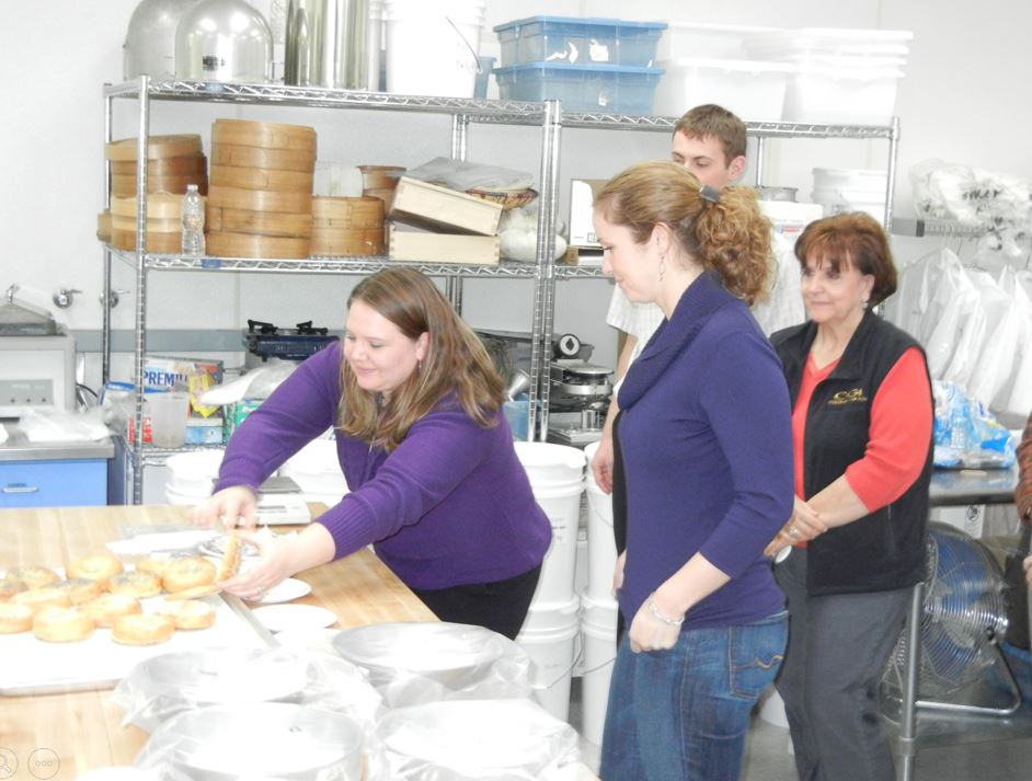 A photo from the Montana Wheat and Barley Committee at work in the 2000s (the oughts).