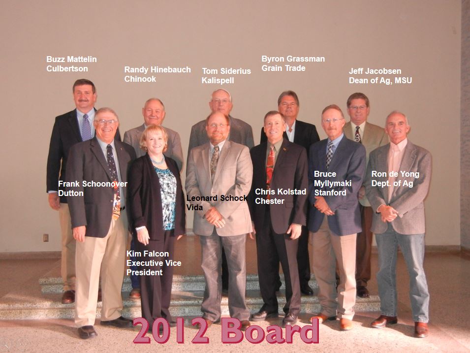 A photo from the Montana Wheat and Barley Committee at work in the 2010s.