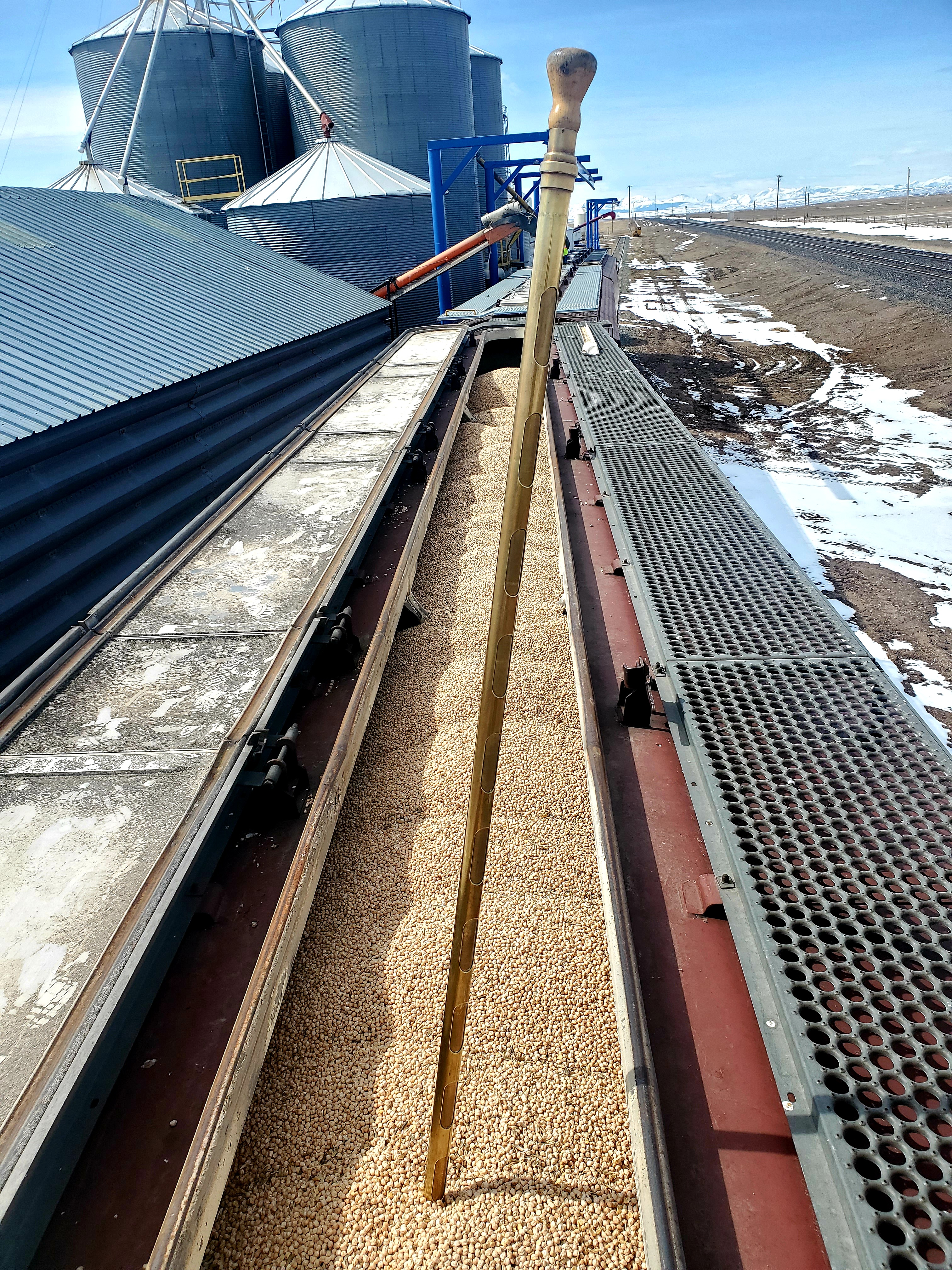 Full Train Car with Sample Rod