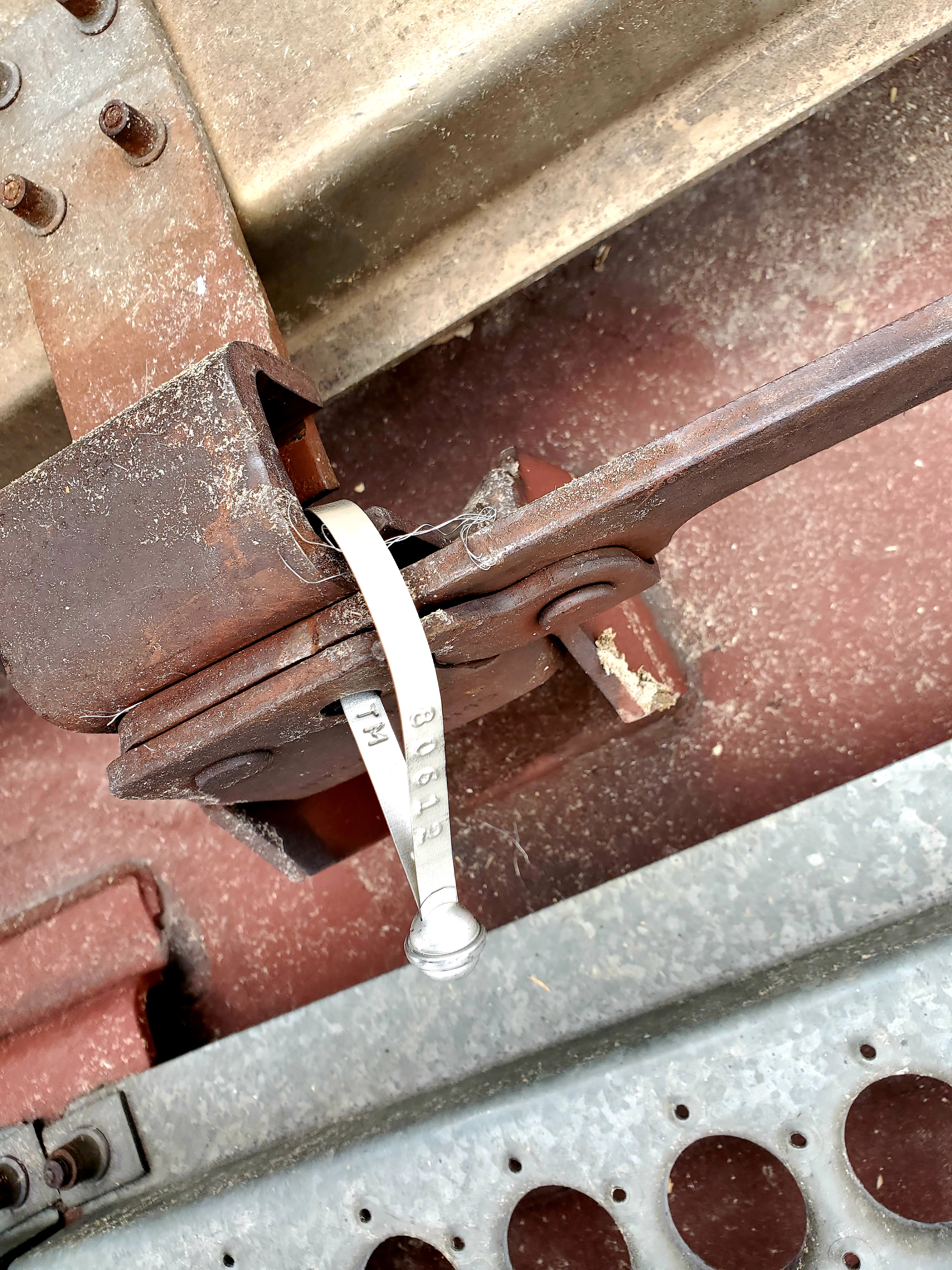 Inspection Tag on Train Car